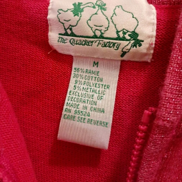 Quacker Factory Metalic Pink Hoodie Set - Picture 7 of 7